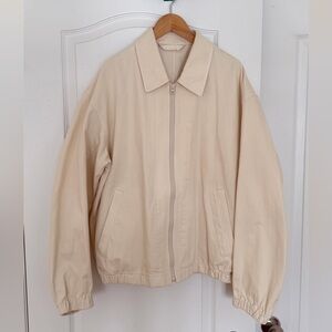Uniqlo Off-White Zip Up Blouson